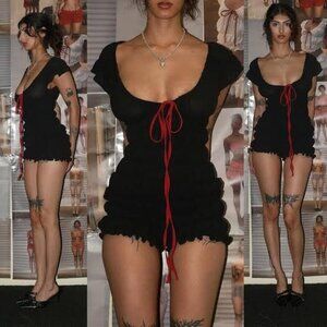 Other Women's Black Crop-top